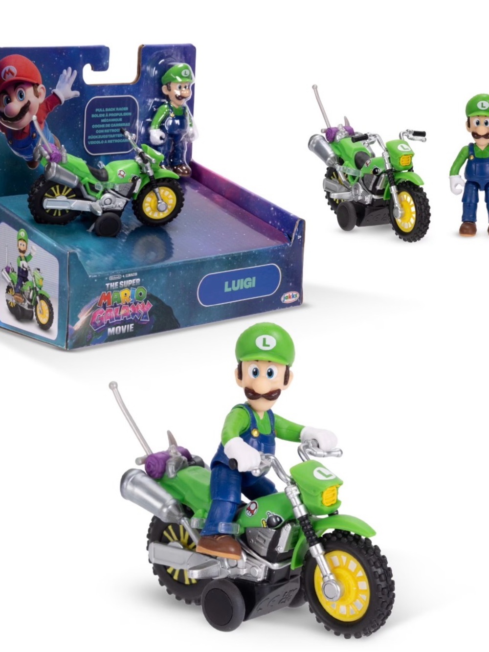 Green Motorcycle Figure - The Super Mario Movie